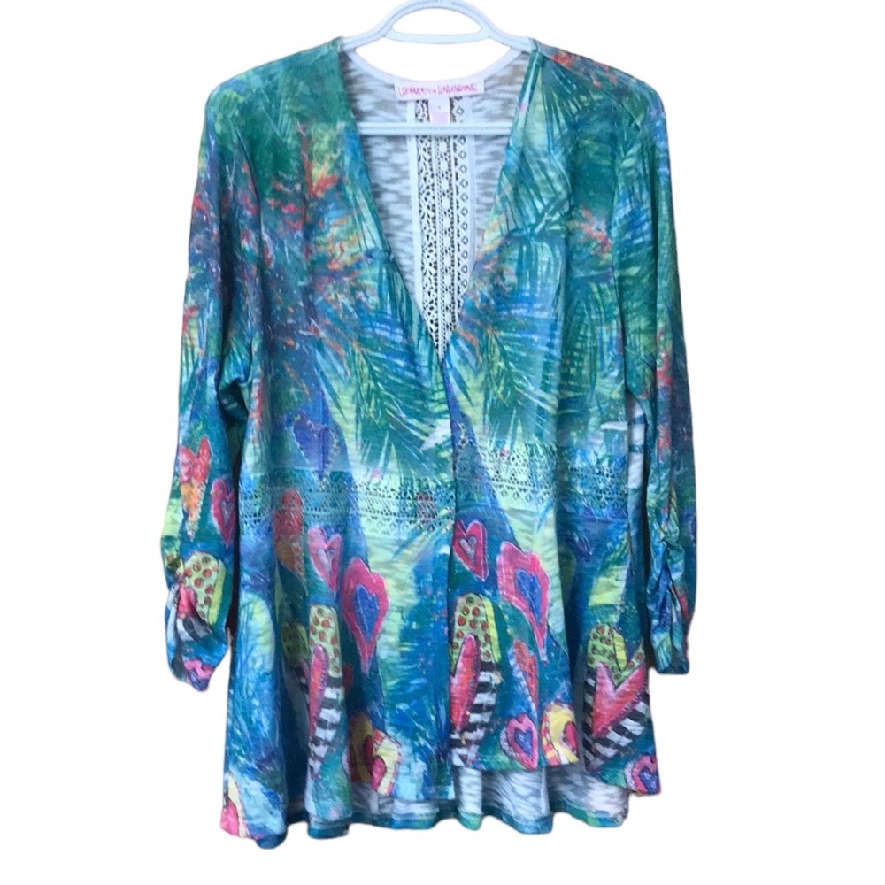 Leoma Lovegrove heart print cardigan